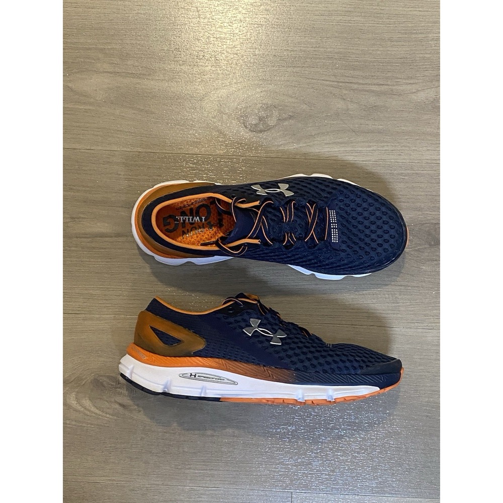 Under Armour Speedform Gemini 3 Sneakers Athletic Shoes Blue Orange Women Size 9